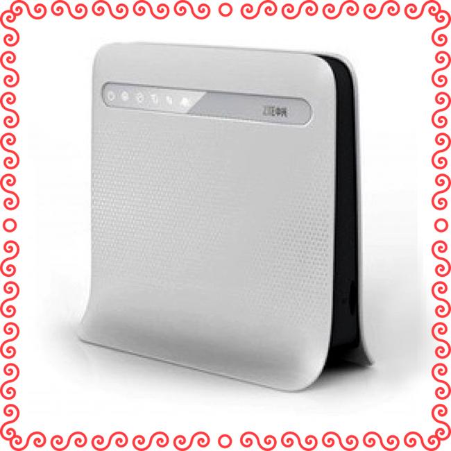 Bộ phát wifi - router wifi 4g zte mf253s có cổng lan - kèm 2 anten thu phát