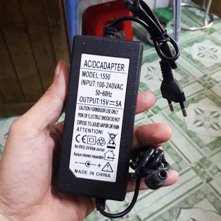 Sạc loa kéo di động 15v 5a