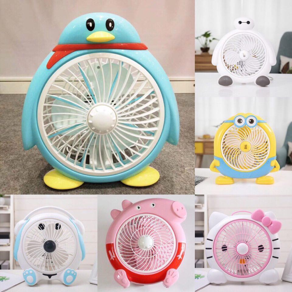 Quạt để bàn hình thú cute, quạt cầm tay cho bé, quạt mini hình thú siêu dễ thương, an toàn cho bé, tiện lợi,kiểu dáng cute, bảo hành 1 đổi 1 trong 12 tháng