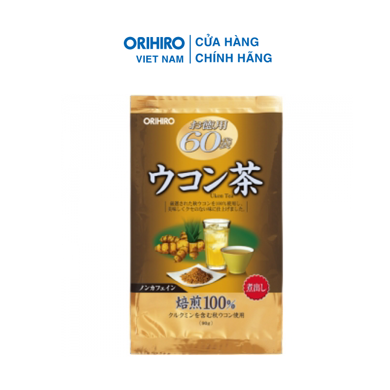 Trà Nghệ Mùa Thu Orihiro 60 Gói Hỗ Trợ Thải Độc Gan, Thanh Lọc Cơ Thể, Phòng Ngừa Các Bệnh Về Dạ Dày, Đại Tràng
