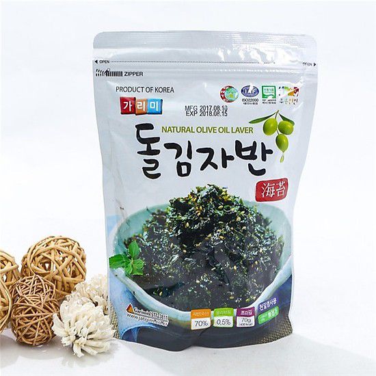 Rong biển vụn ăn liền dầu oliu Garimi 70g