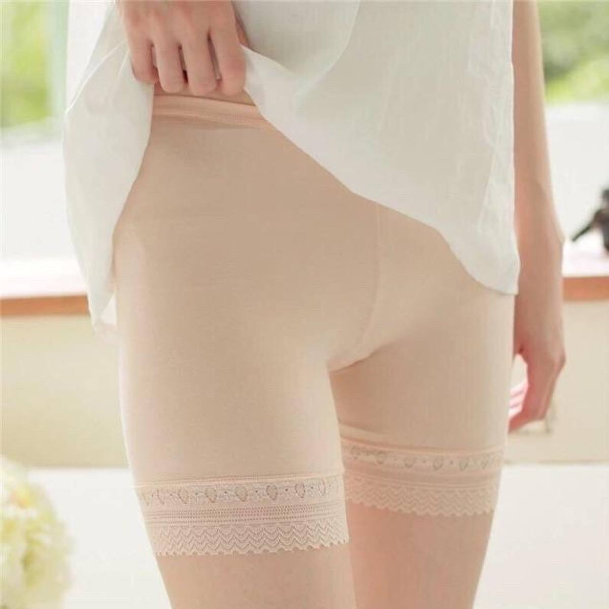 Combo khach si 10 lố Quần đùi mặc trong váy thun lạnh phối ren cao cấp - quần lót nữ cotton - quần váy - quần sịp nữ