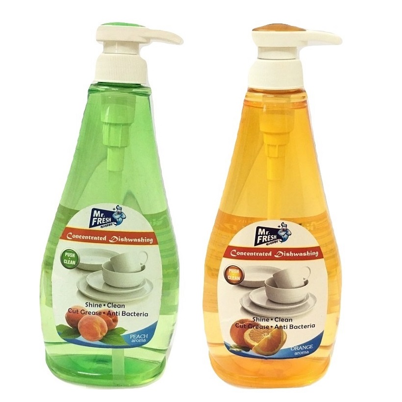Combo 2 chai nước rửa chén bát đậm đặc mr. fresh hàn quốc 800ml kl736