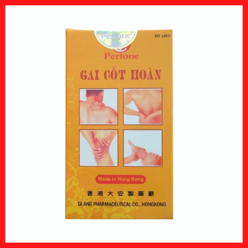 Viên uống Gai cốt hoàn - Thảo dược hỗ trợ xương cải thiện đau lưng, thoái hóa khớp, gai cột sống khớp của Hong Kong