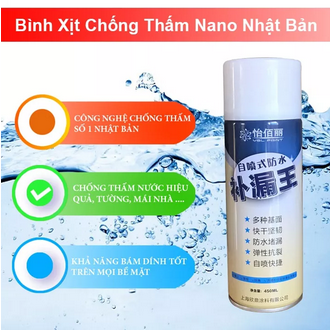 Bình Xịt Chống Thấm Đa Năng - Lọ Xịt Chống Thấm Dột Waterproof Spray Polyurethane 700ml
