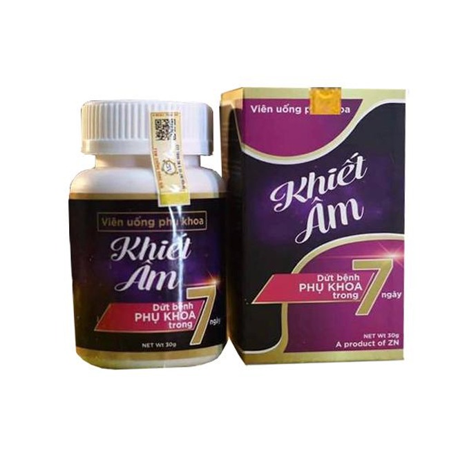 [HCM]Viên Uống Phụ Khoa Khiết Âm zn  - hàng chính hãng