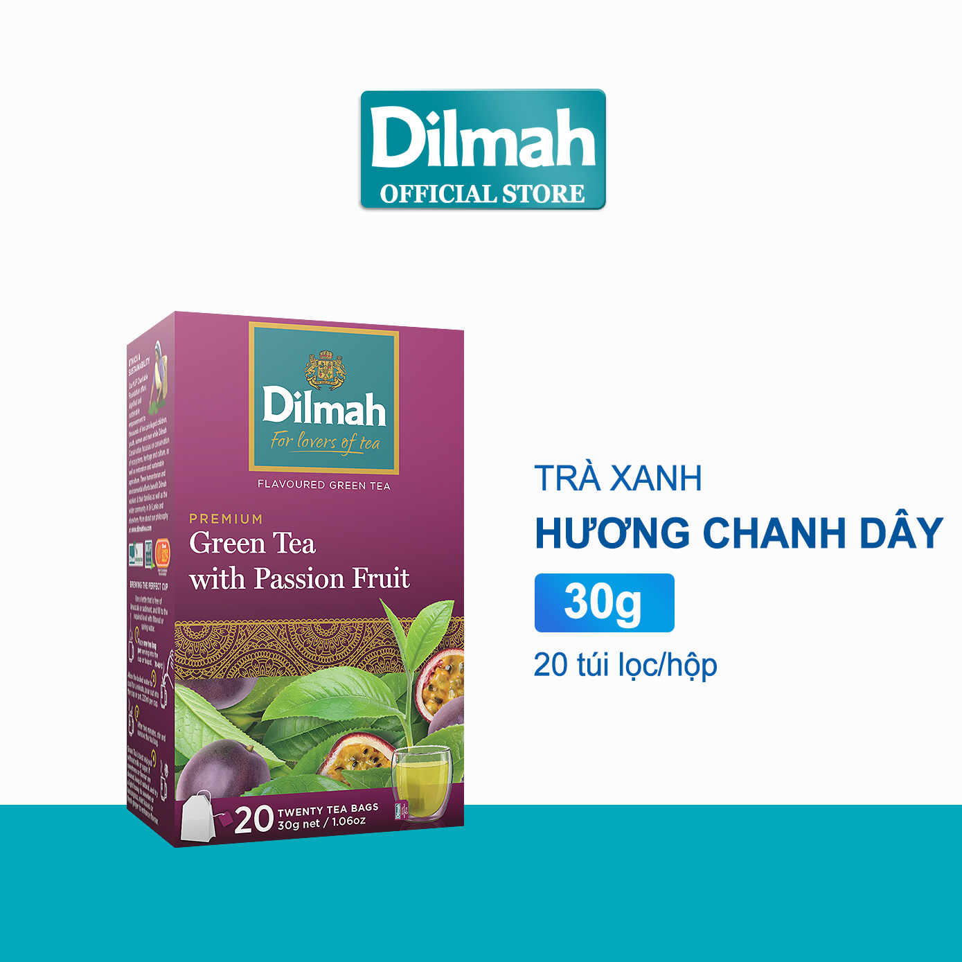 Trà Dilmah Hương Chanh Dây 30g