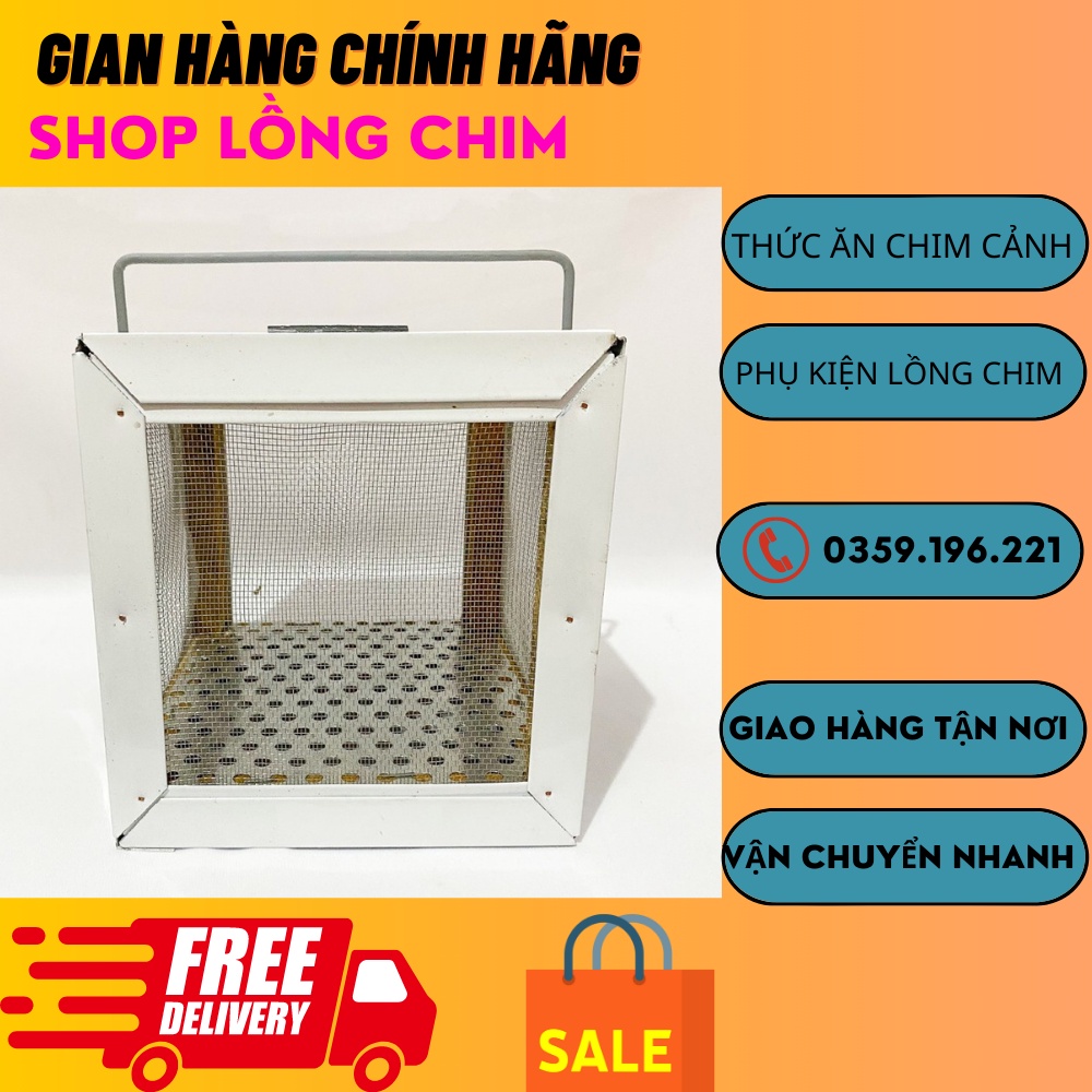 Hộp đựng sâu dế cho chim tiện lợi có nắp kéo tiện lợi
