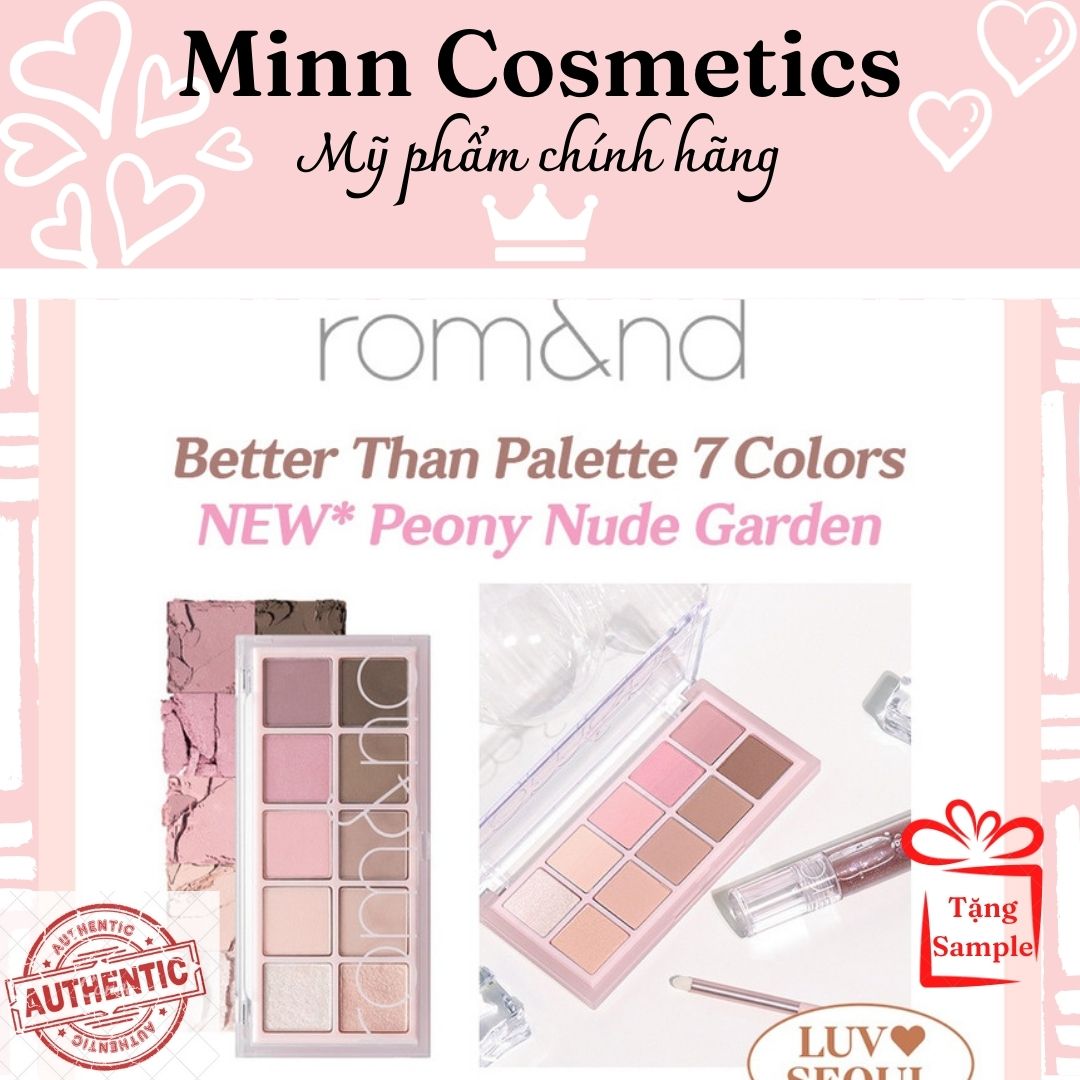 [HOT NEW] Bảng phấn mắt ROMAND Better Than Eye Palette 06 Peony Nude Garden