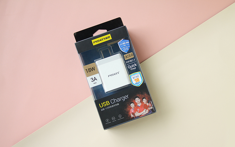Củ sạc quick usb fast wall charger qc 18w - hàng chính hãng