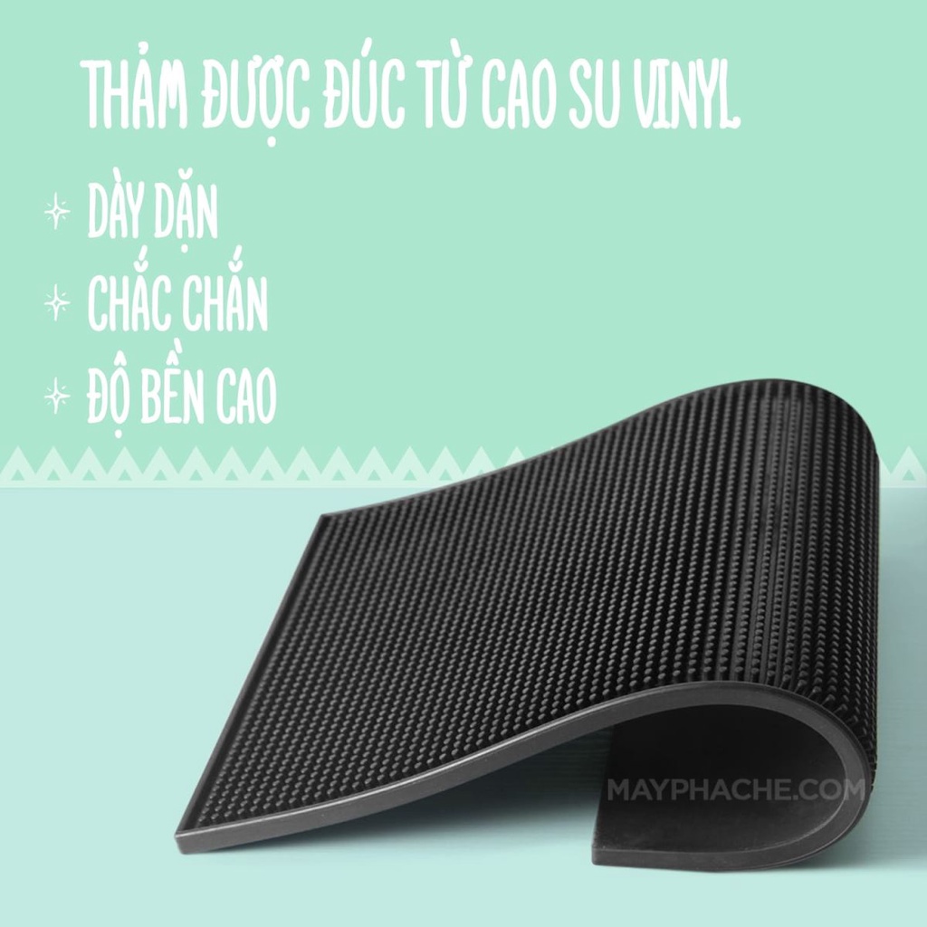 Thảm cao su quầy bar 45x30cm - 60x8cm - 15x30cm - thiết bị máy móc pha chế