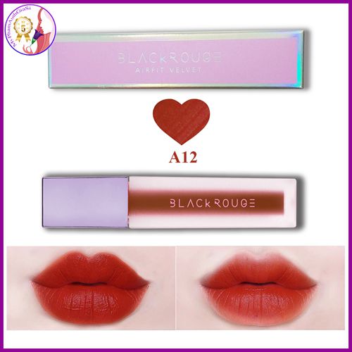 SON KEM BLACK ROUGE  ĐỎ NÂU A12