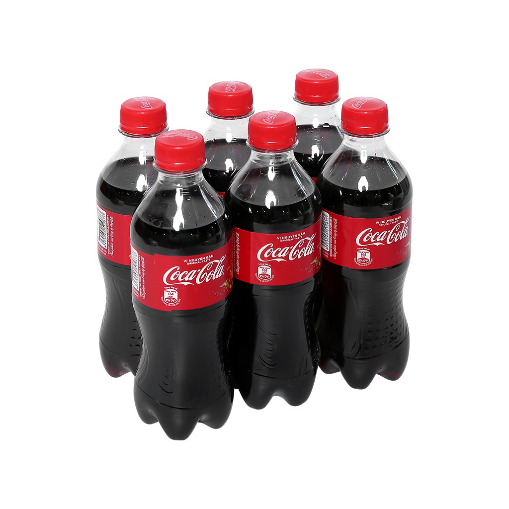 Lốc 6 Chai Coca-Cola Chai Nhựa 390ml