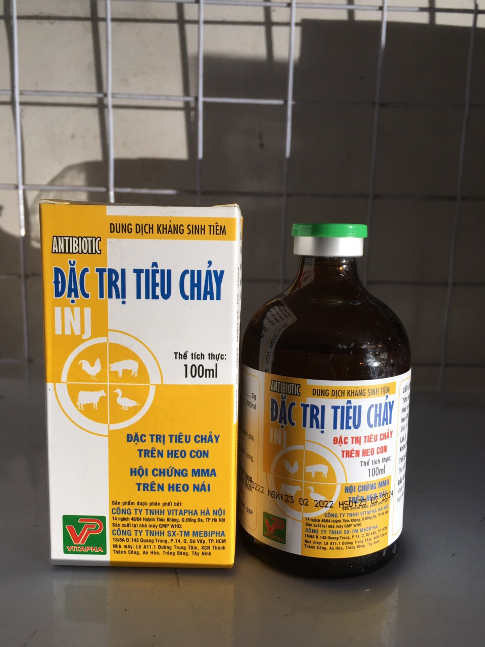 [Thú y] Enro 5%, enrofloxacin tiêu chảy ở chó, mèo, lợn, trâu, bò