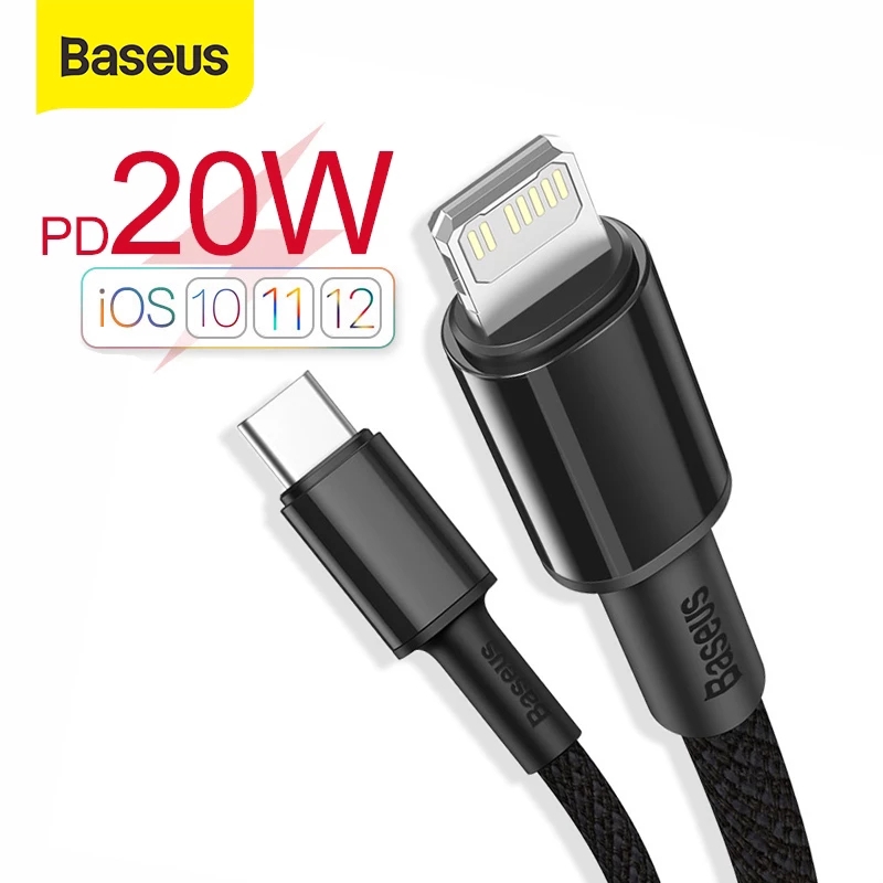 Dây cáp sạc nhanh baseus pd 20w usb-c dành cho iphone 14 13 12 11 promax