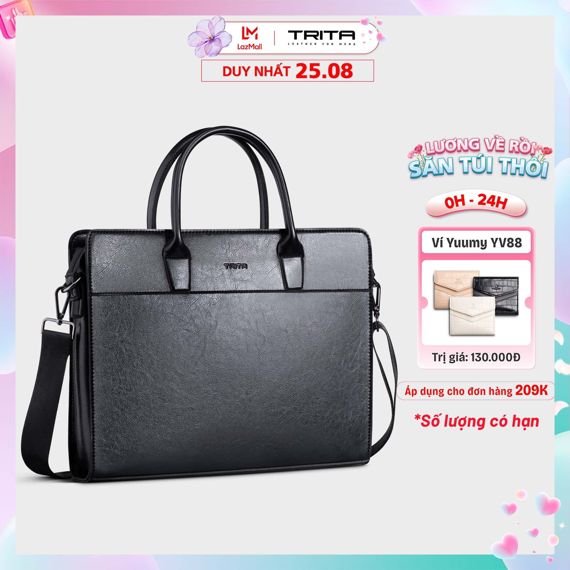 Cặp da nam công sở thời trang trita tca21