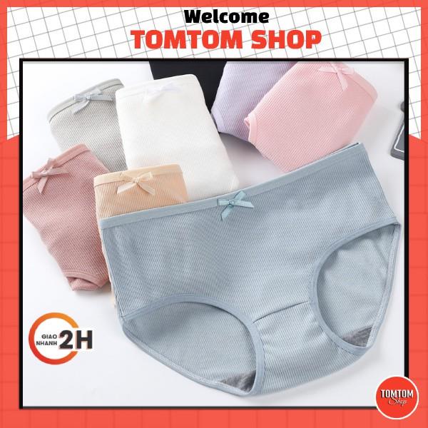 【sẵn sàng】 Quần Lót Nữ Cotton Đính nơ - Quần chip nữ Màu Trơn Mềm Mịn Nâng mông kháng khuẩn tôn dáng QL32