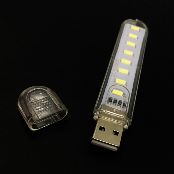 Đèn led thanh 8 bóng siêu sáng cắm cổng USB(giá sỉ đã rẻ lại còn tiết kiệm điện năng)