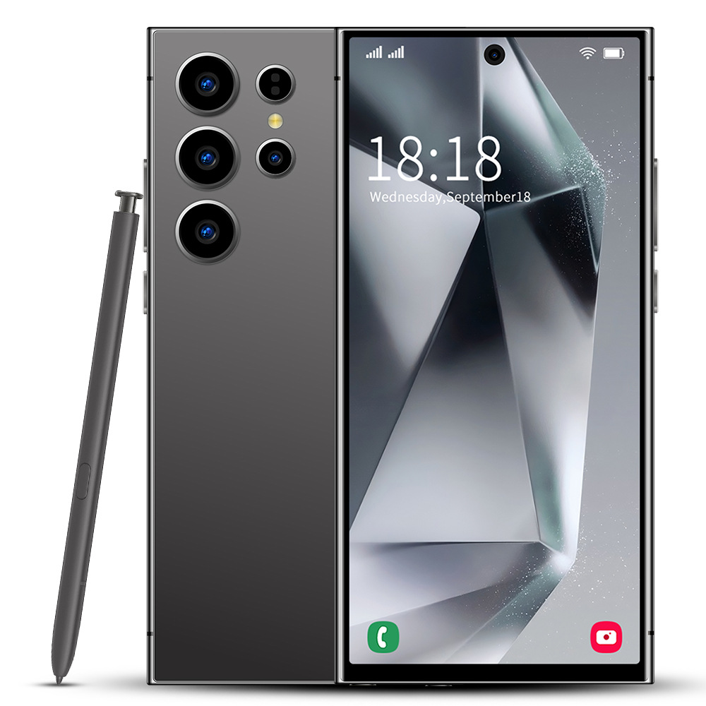 NEW S24 Ultra điện thoại thông minh 7.3 inch Android 3G/4G/5G giá rẻ 16GB/512GB 8000mAh Toàn màn hình điện thoại rẻ cho học sinh Hai SIM Với bút - 5