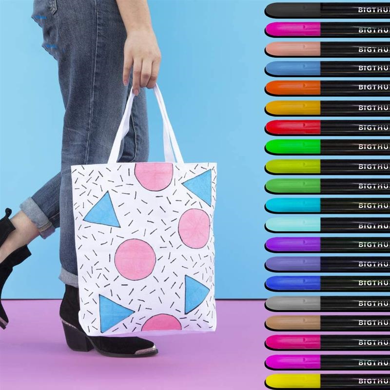 Fabric Painting Pen Marker Waterproof Color Fabric Textile Marker T Shirt