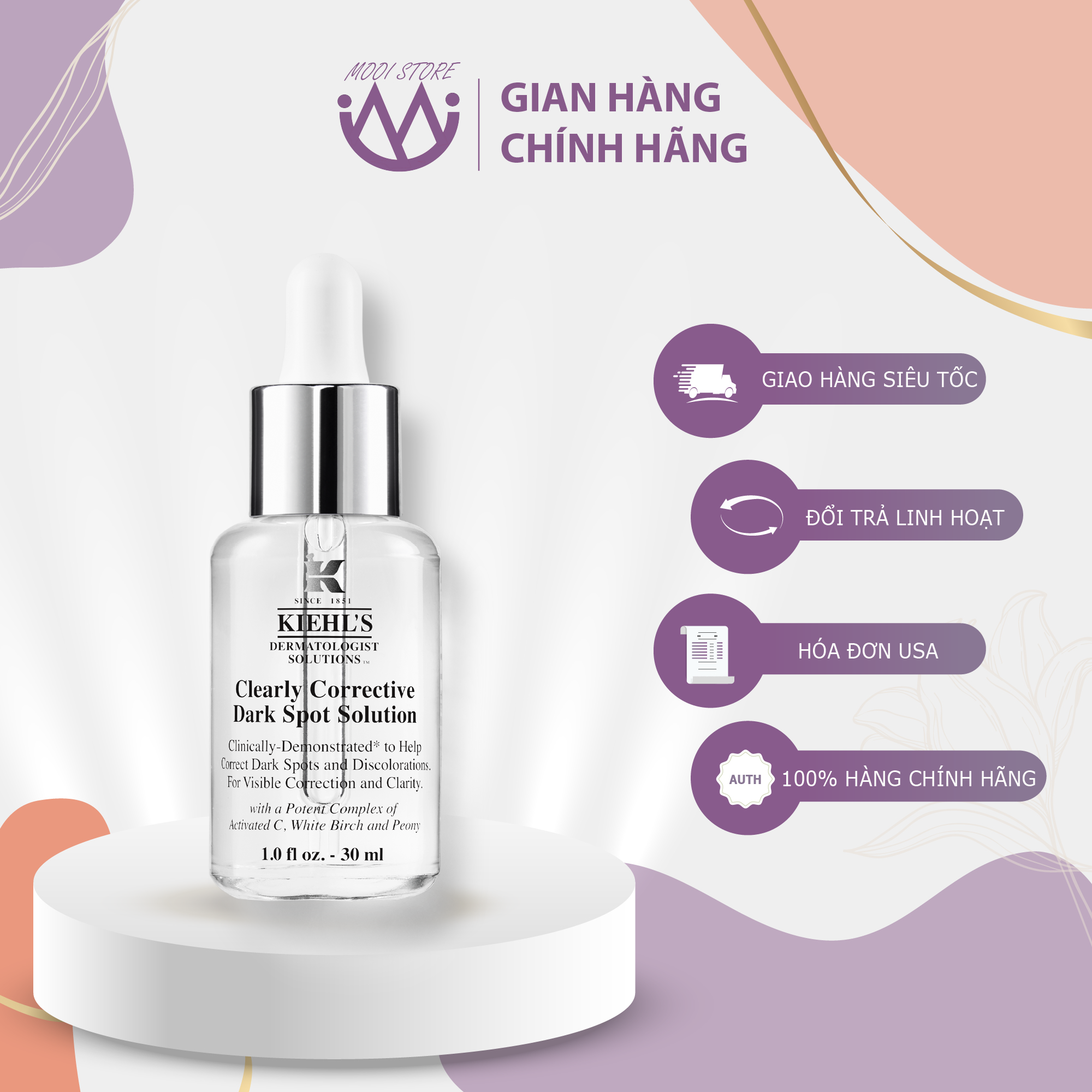 Tinh Chất Serum Làm Sáng Da & Mờ Thâm Mụn Clearly Corrective™ Dark Spot Solution 50ml