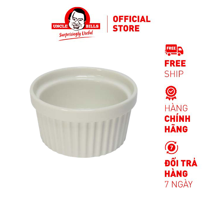 Khuôn men màu trắng 10x5.5cm uncle bills kc0479