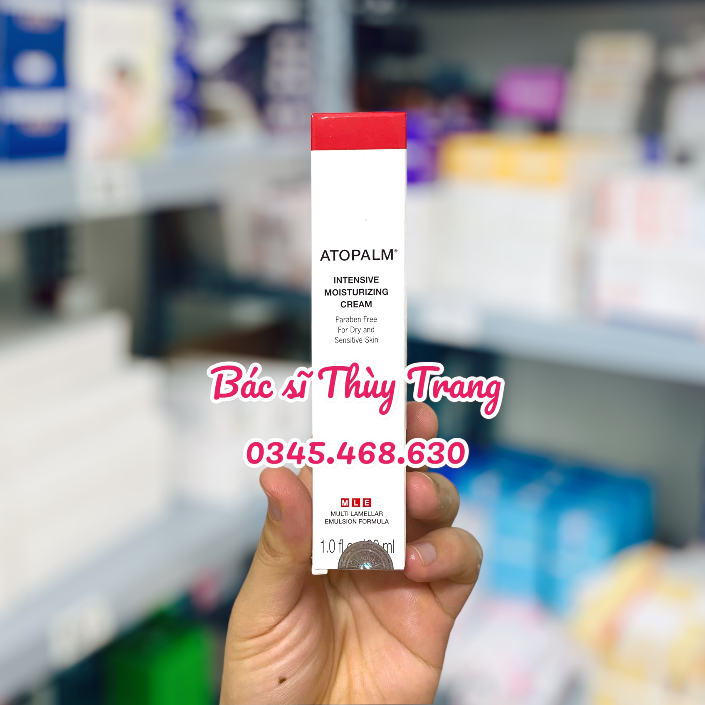 Dưỡng da khô, vdcđ, da nhạy cảm atopalm intensive moisturizing cream - 30g