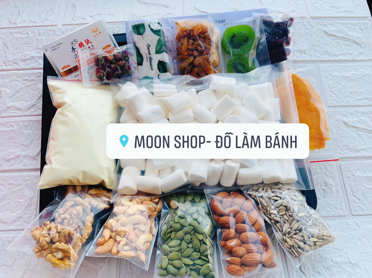 Set nguyên liệu làm kẹo Nougat( kẹo Hạnh phúc)