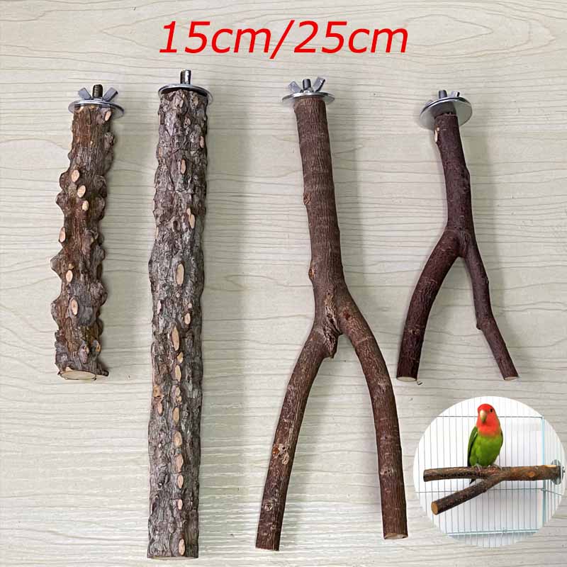 Cầu mài móng, thanh đứng mài móng cho chim, đồ chơi móng vuốt mài cho chim nhỏ vừa dễ lắp đặt