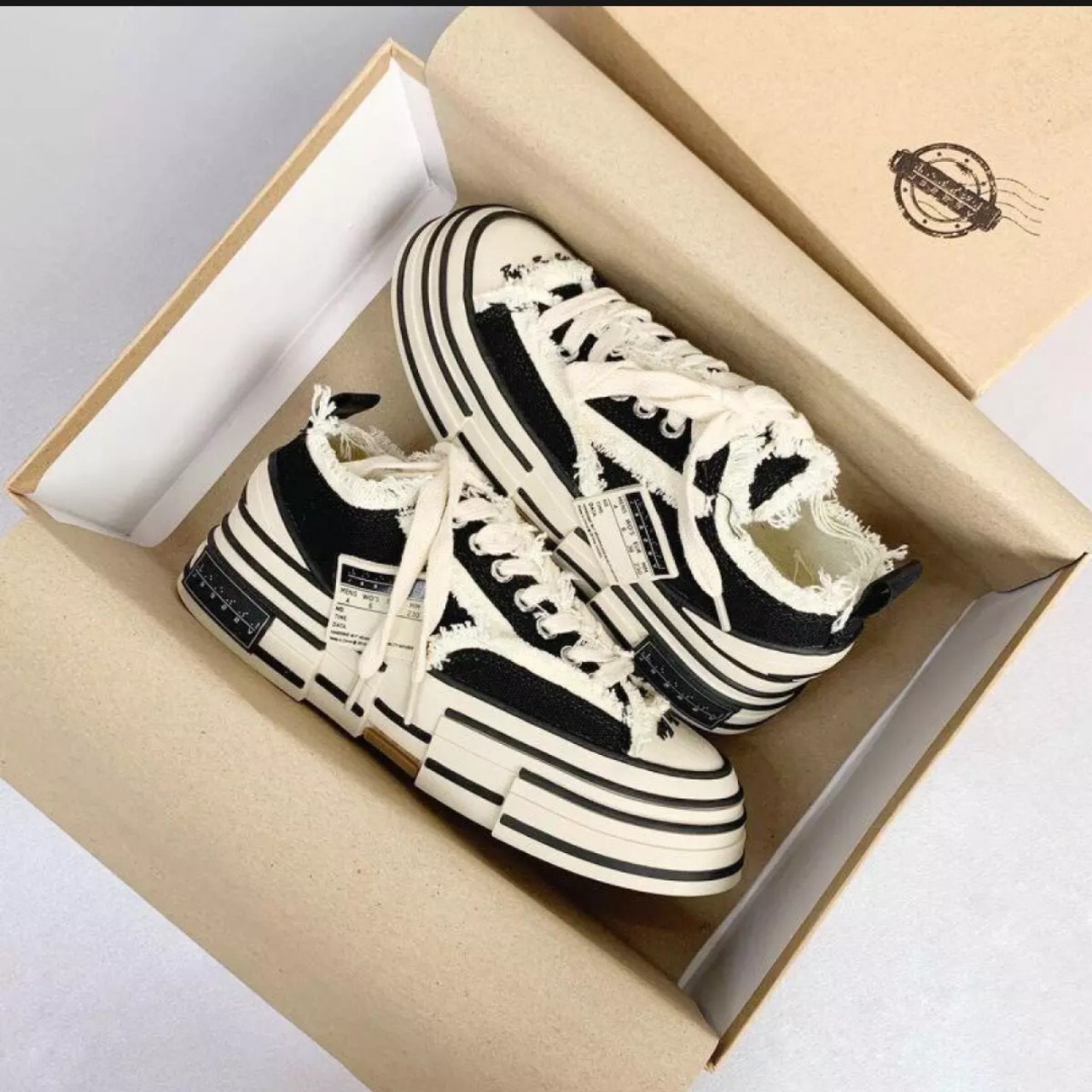 GIÀY SNEAKER THỂ THAO TĂNG CHIỀU CAO XVESSEL CAO CỔ THẤP CỔ CHO NAM VÀ NỮ PHONG CÁCH TRẺ