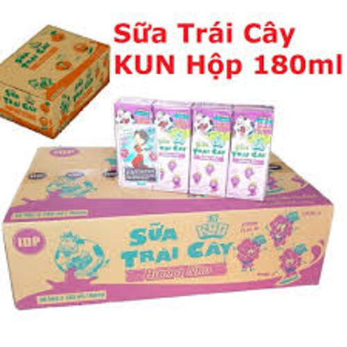 [HCM]Thùng 48 hộp 180ml Sữa tươi trái cây KUN vị NHO