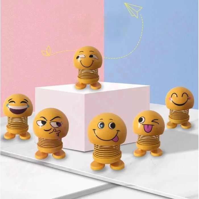 Đồ Chơi Thú Nhún Lò Xo Emoji