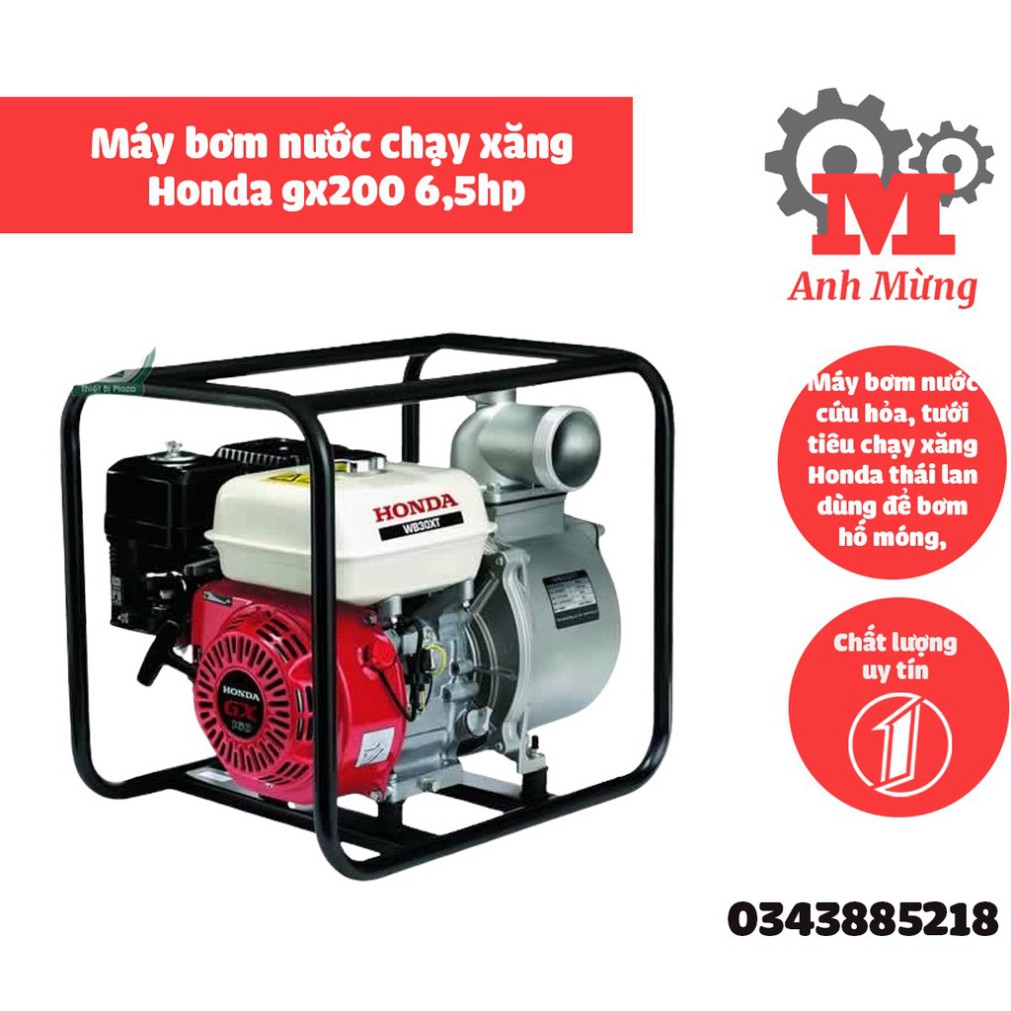 Máy bơm nước Honda hút tưới chống hạn chống ngập úng ống 50