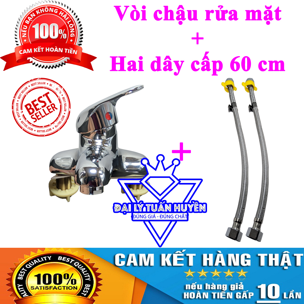 Vòi chậu rửa mặt / Vòi lavabo có nóng lạnh giá rẻ