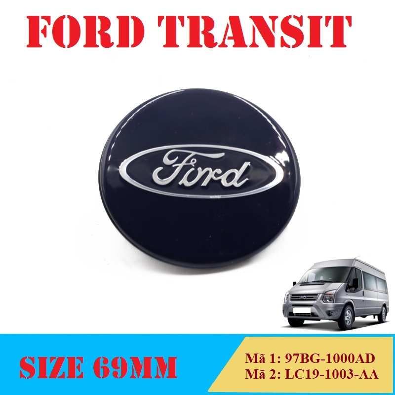 Nắp chụp mâm ford transit chính hãng size: 69mm