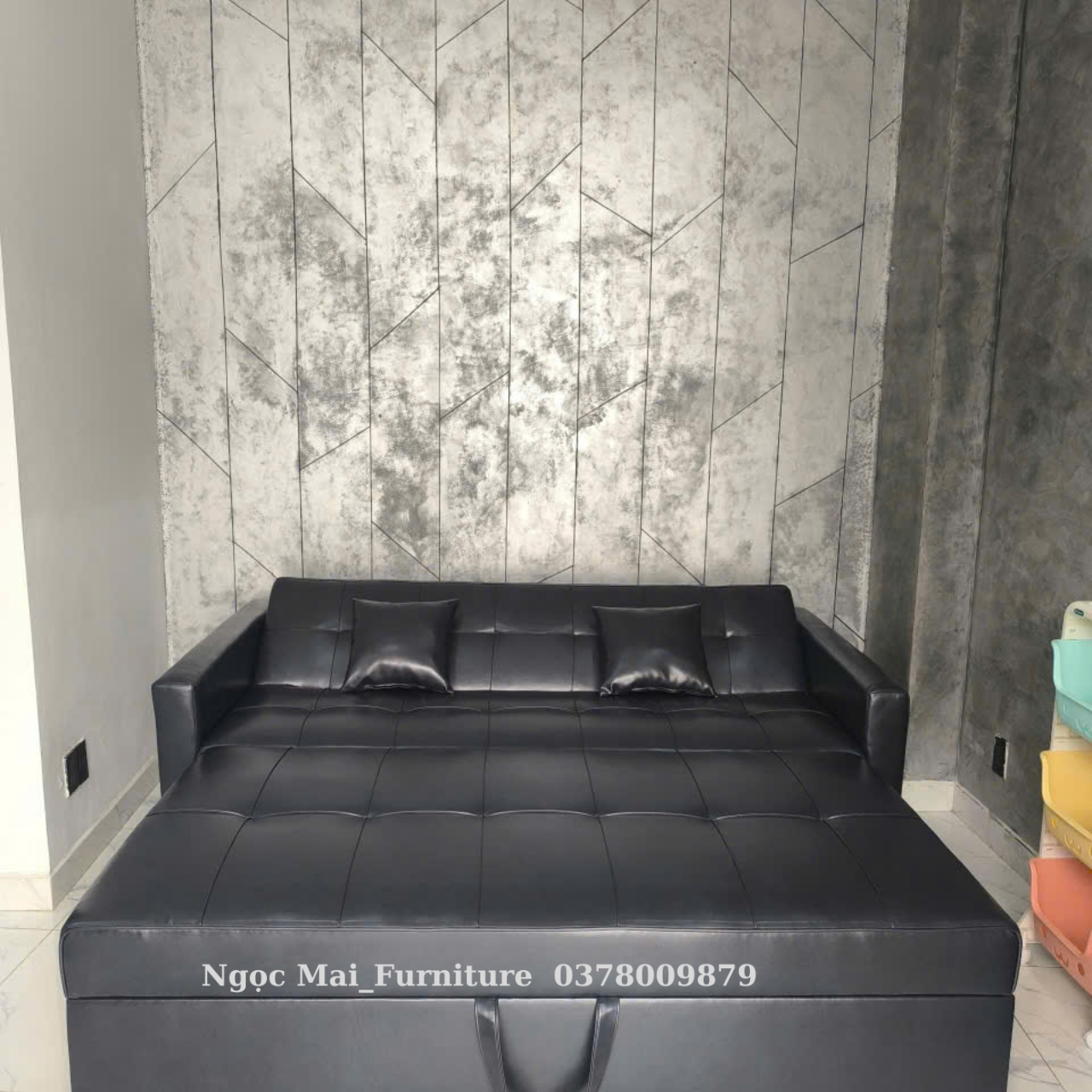 Sofa thông minh  - sofa giường kéo thành giường nằm siêu tiện lợi - tiết kiệm diện tích