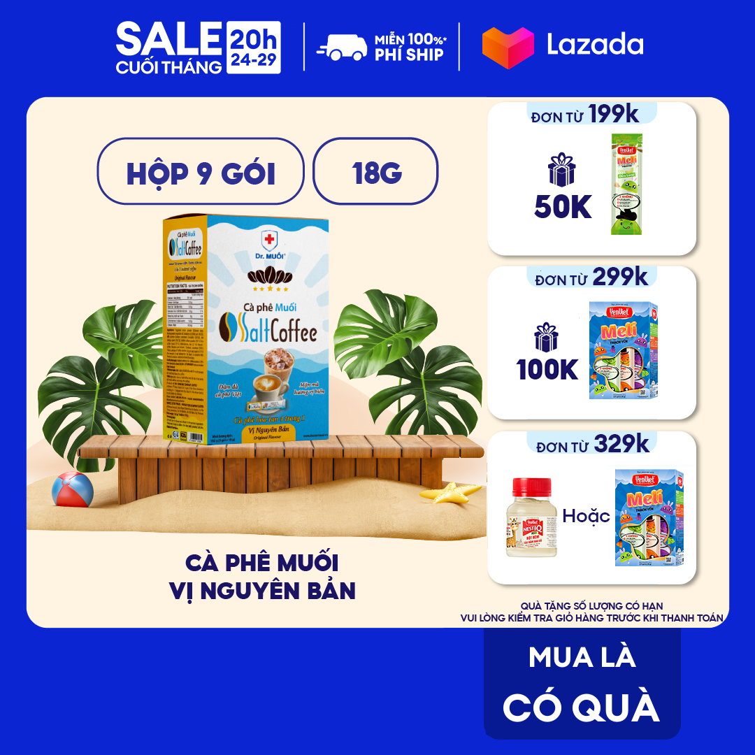 Cà phê muối SaltCoffee vị nguyên bản - Yến Việt