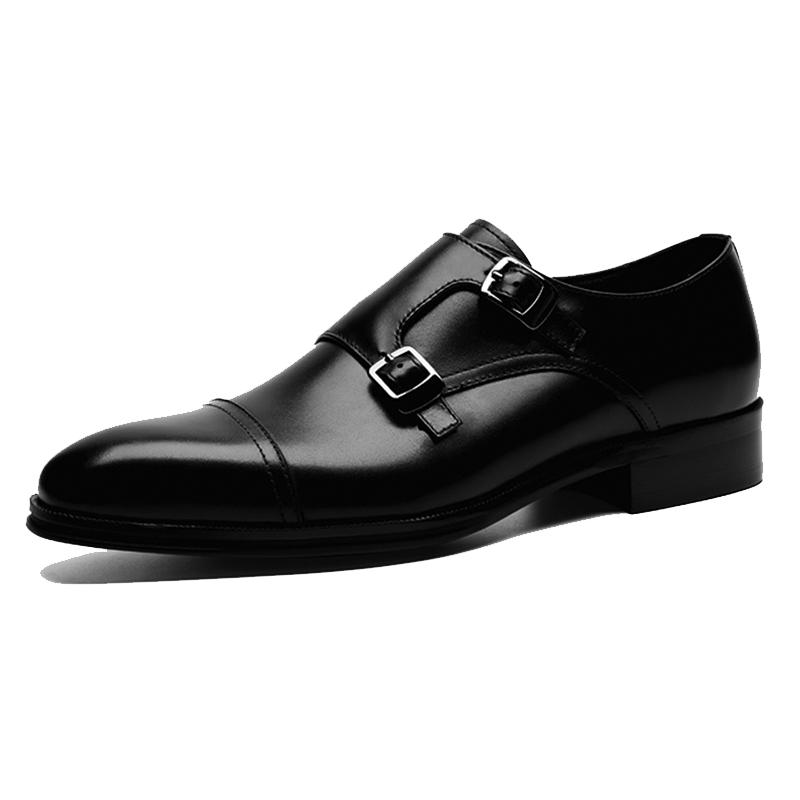 Giày Tây Nam Monk Strap Màu Đen Thanh Lich AeShin - Q29