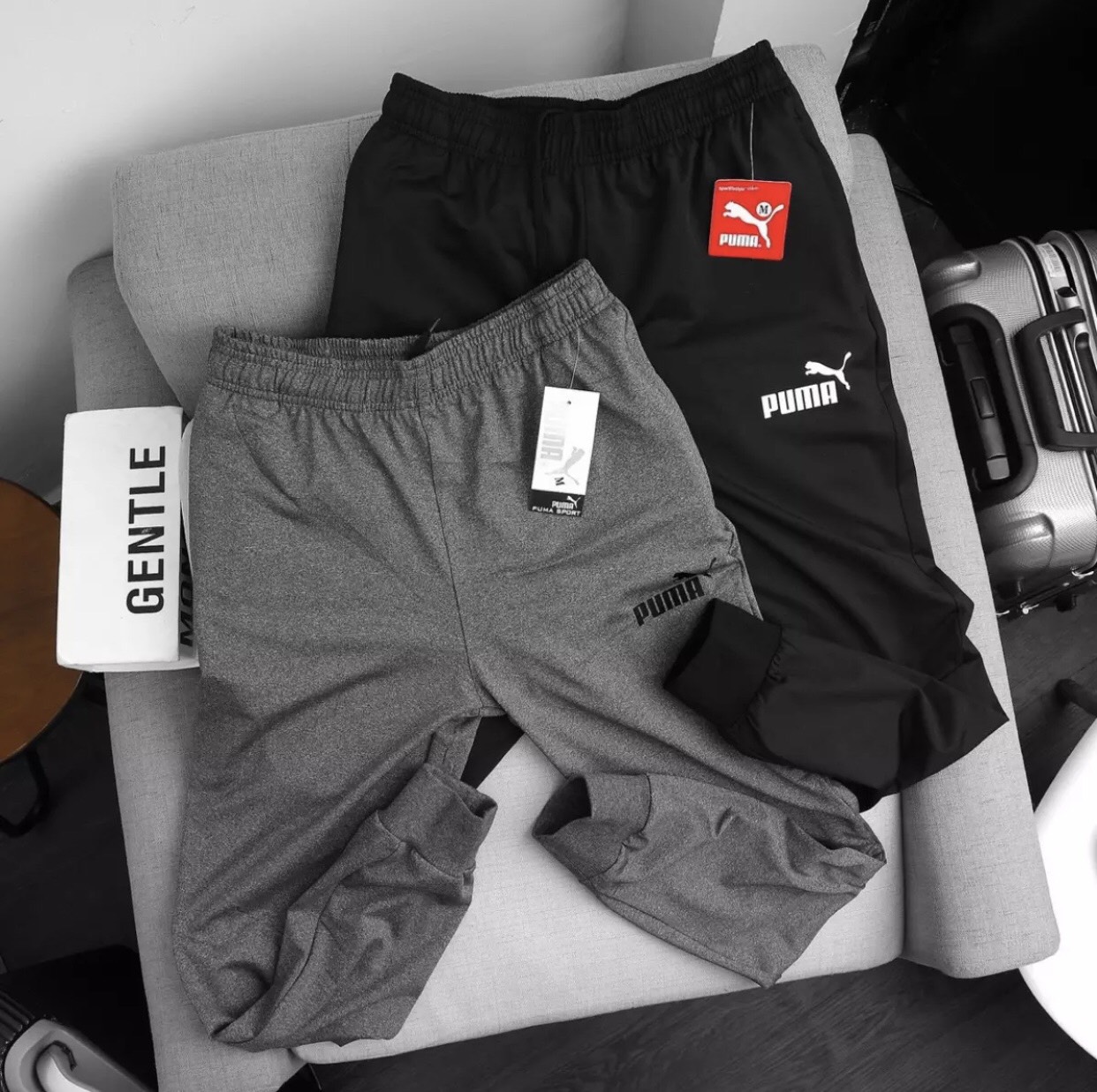 Quần Jogger Nam Thun nỉ Da Cá mềm mịn Ống Bó Có Big Size