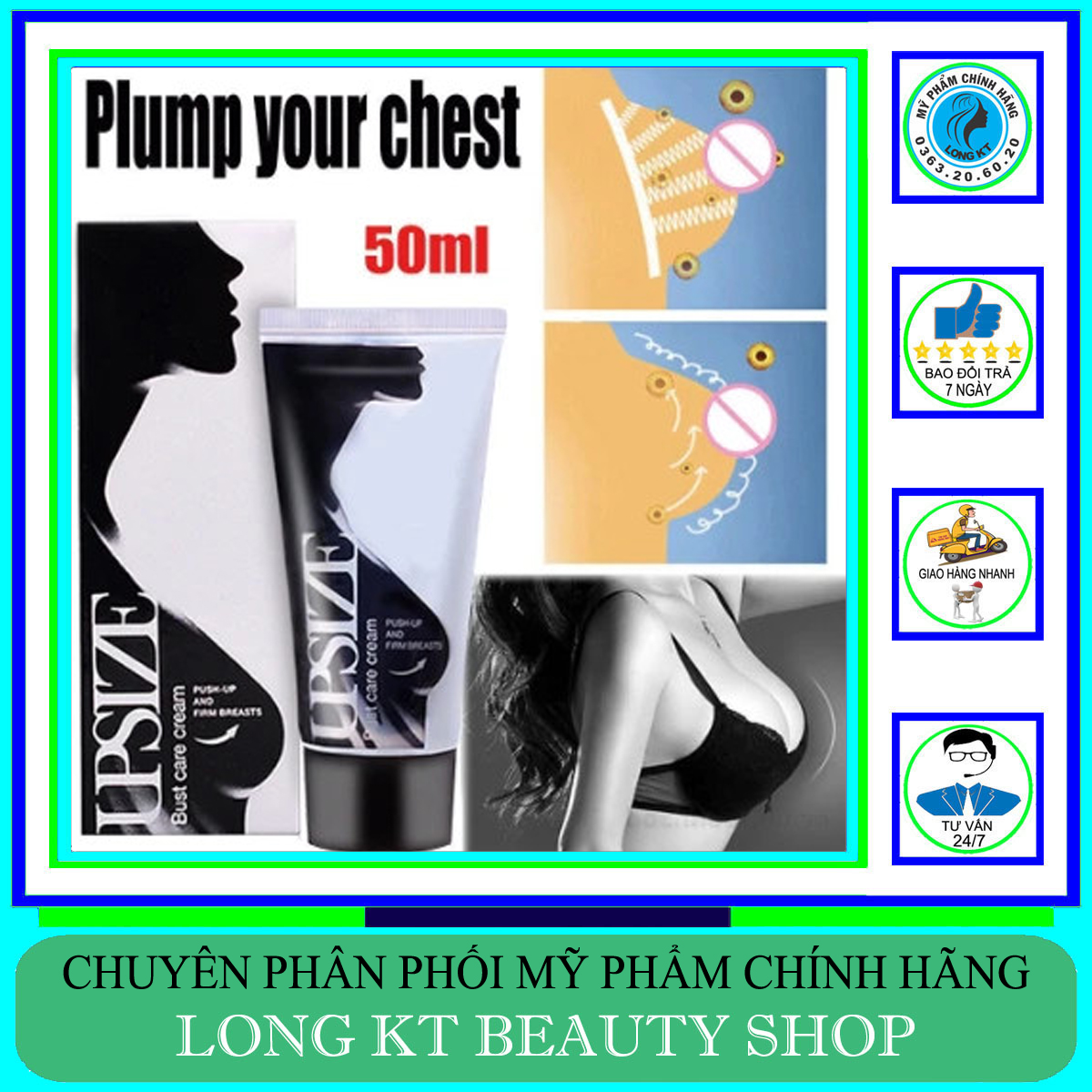 Chính Hãng Kem Nở Ngực Upsize Của Nga Chính Hãng