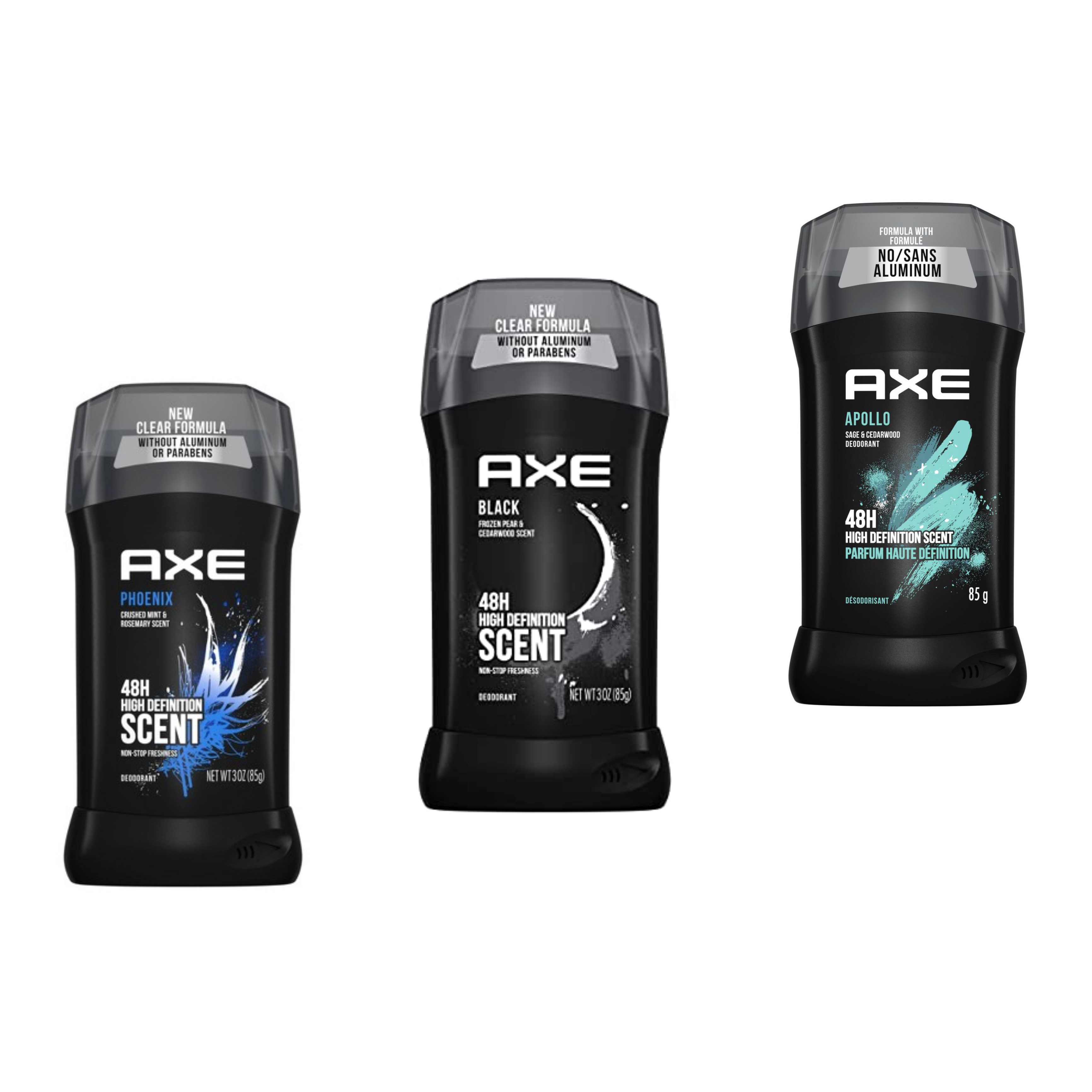 1 chai Lăn Sáp khử mùi nam Axe Deodorant 85g (sáp xanh) Black , Apollo, Dark Temptation, Phoenix