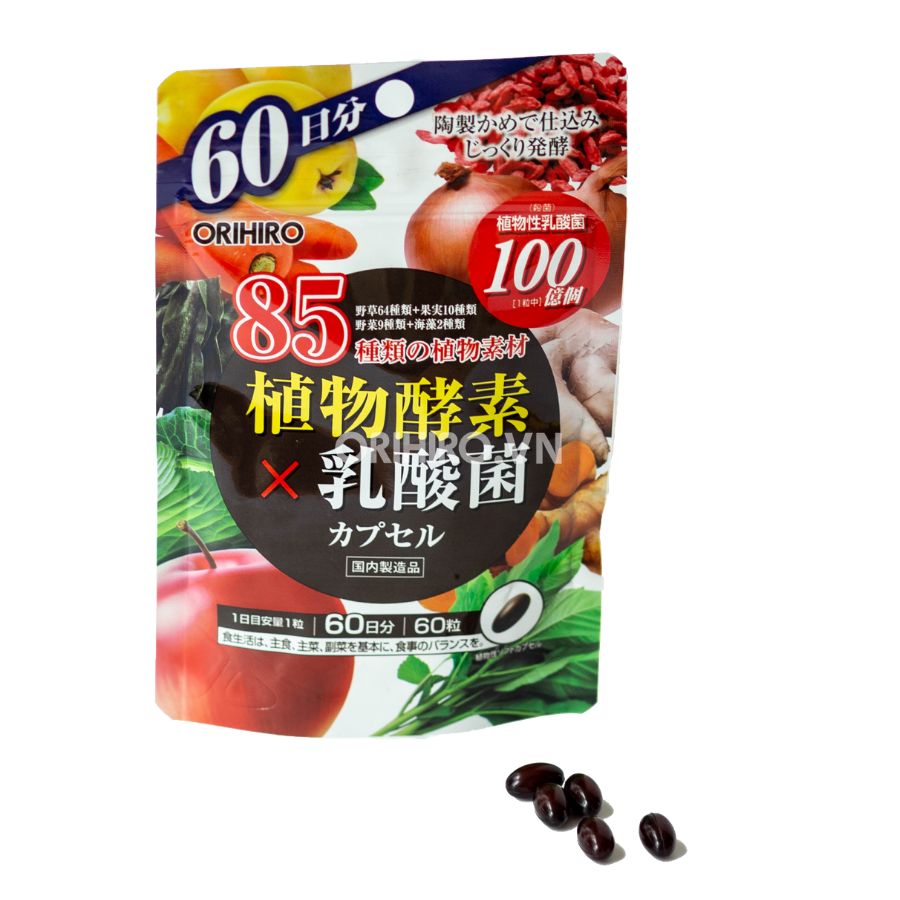 [HCM]VIÊN UỐNG ENZYME THỰC VẬT LÊN MEN ORIHIRO ( GÓI 60 VIÊN ) - HÀNG NHẬT NỘI ĐỊA tăng sức đề kháng cải thiện tiêu hóa