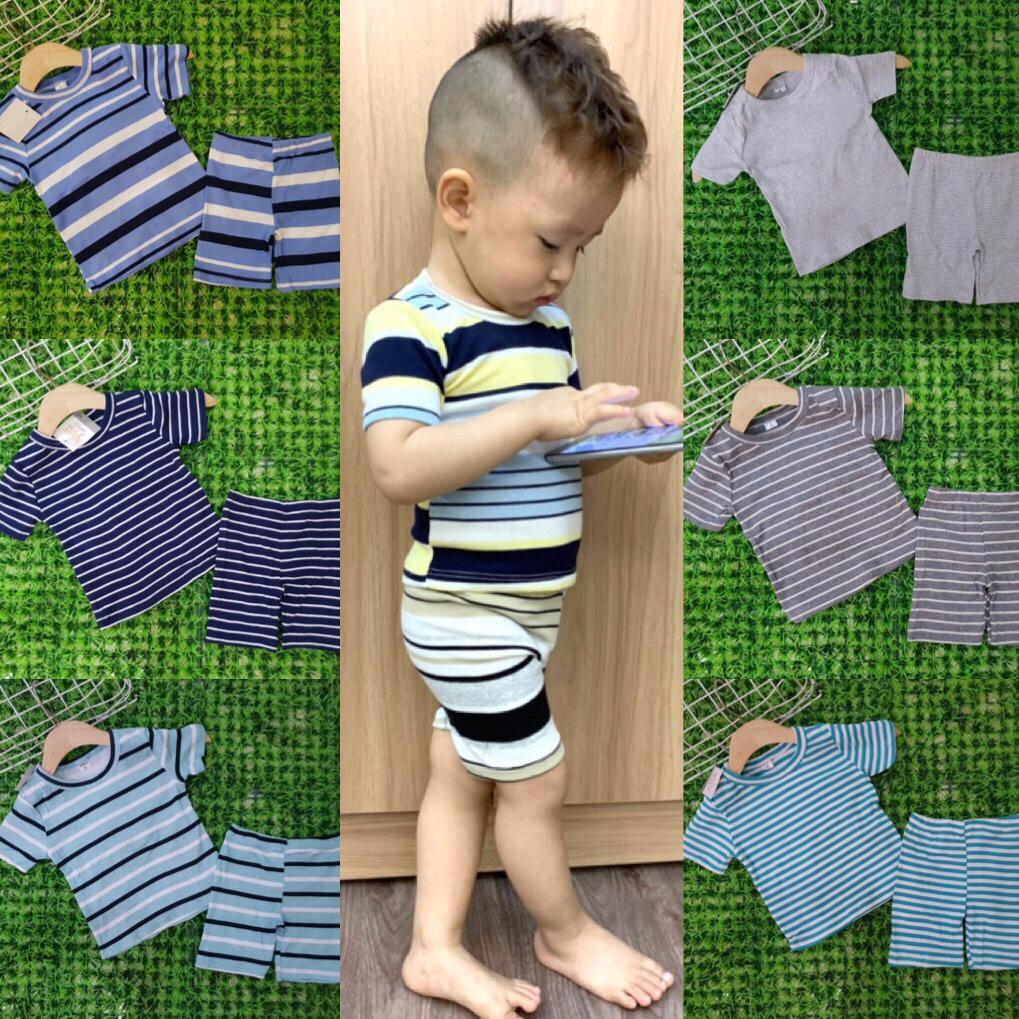 sét 5 bộ kẻ bozip cho bé trai