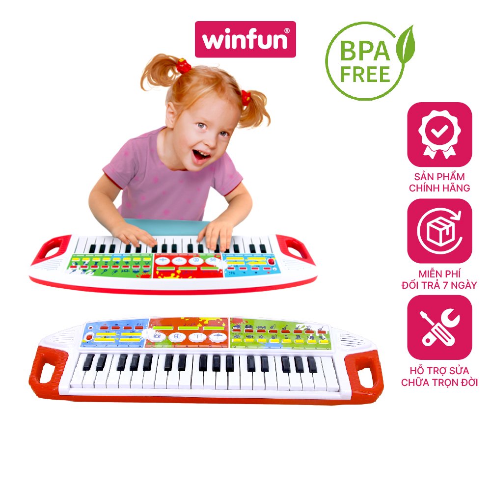Đồ chơi đàn organ cho bé Winfun 2509 - Đồ chơi âm nhạc bảo hành chính hãng