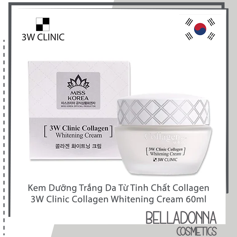 3W Clinic Collagen Whitening Cream 60ml