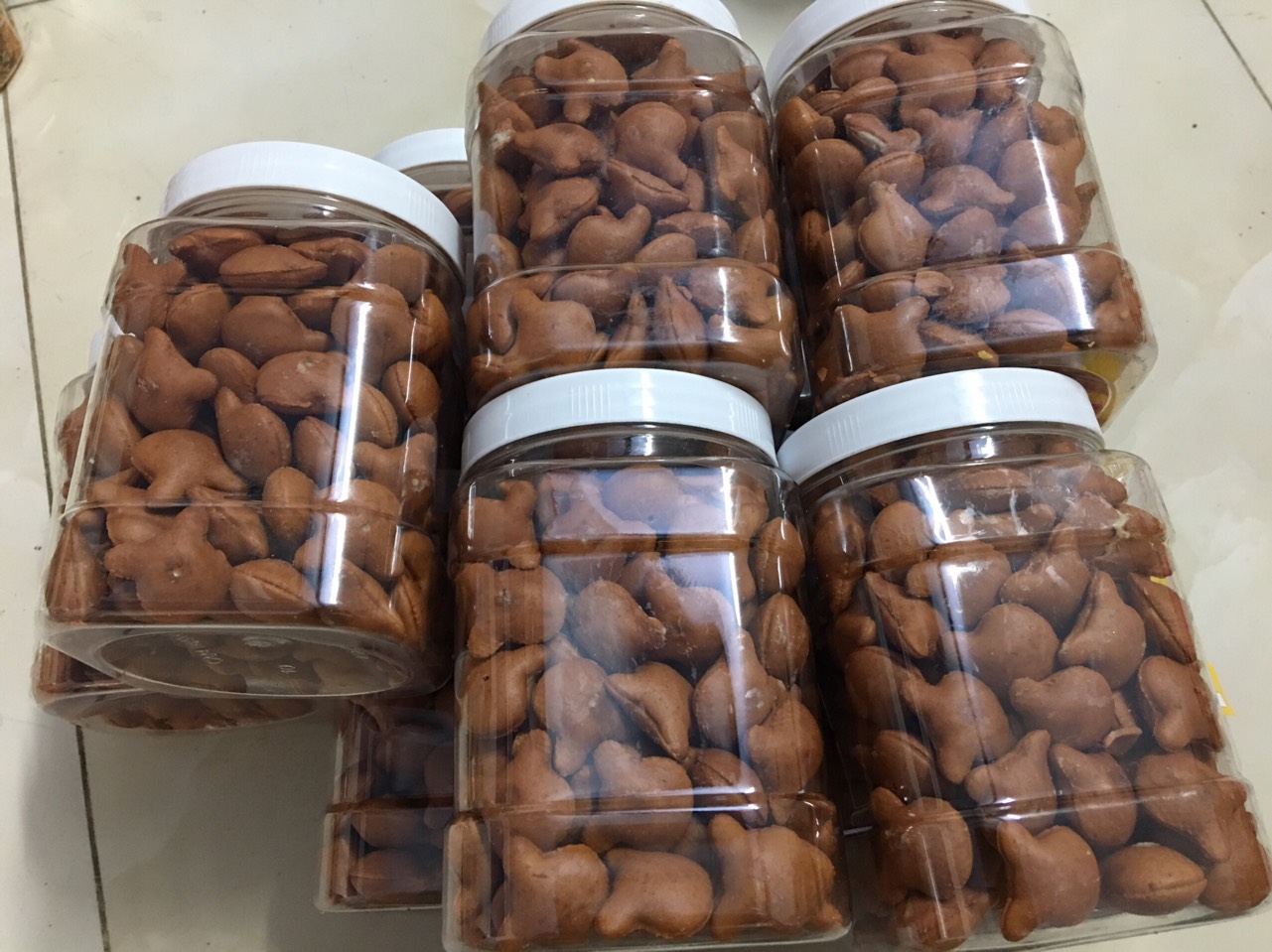 Bánh gấu nhân kem vị socola - đồ ăn vặt