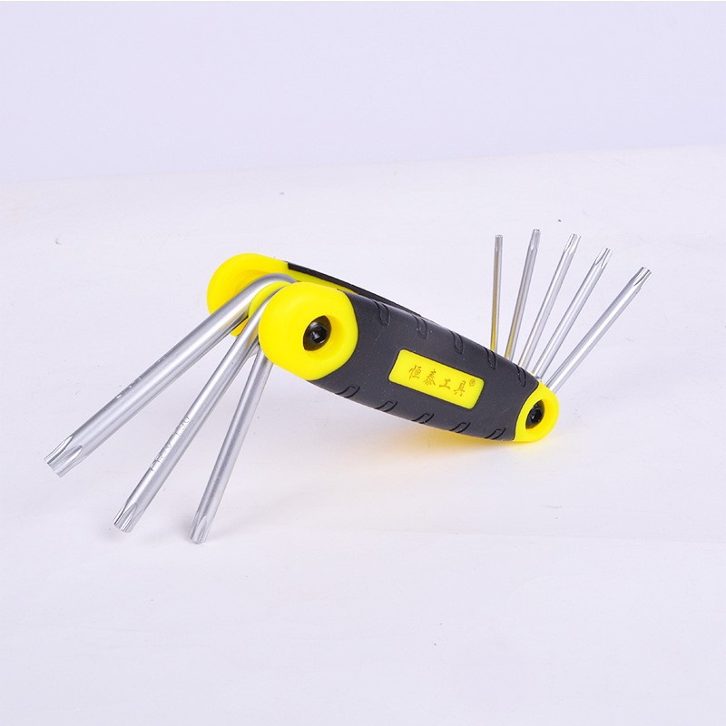 Bộ lục giác hoa thị, hoa khế lục giác giác gập