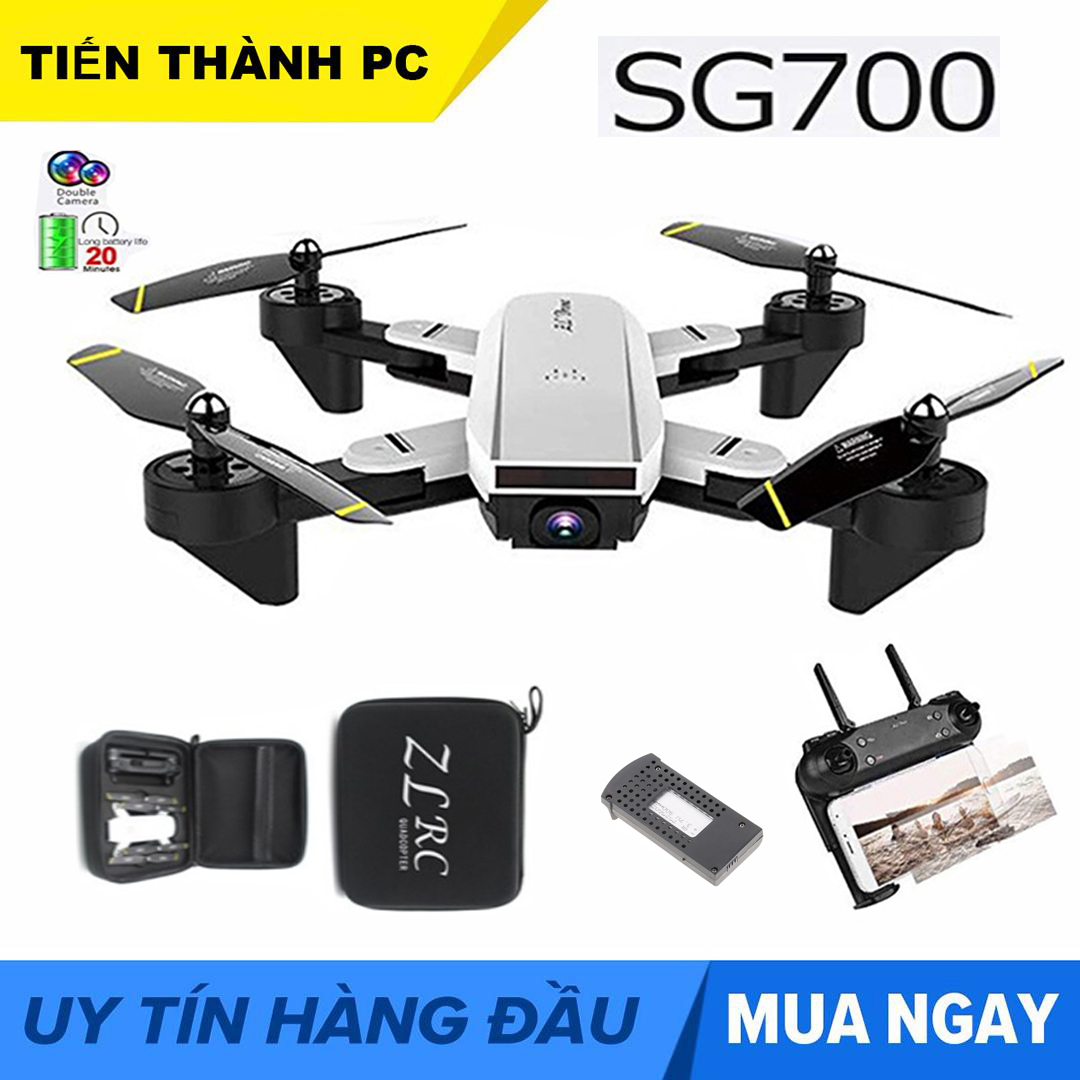 Flycam sg700 thế hệ mới chụp ảnh bằng cử chỉ, video hd 720p, camera 2.0mp, cảm biến di chuyển theo bàn tay