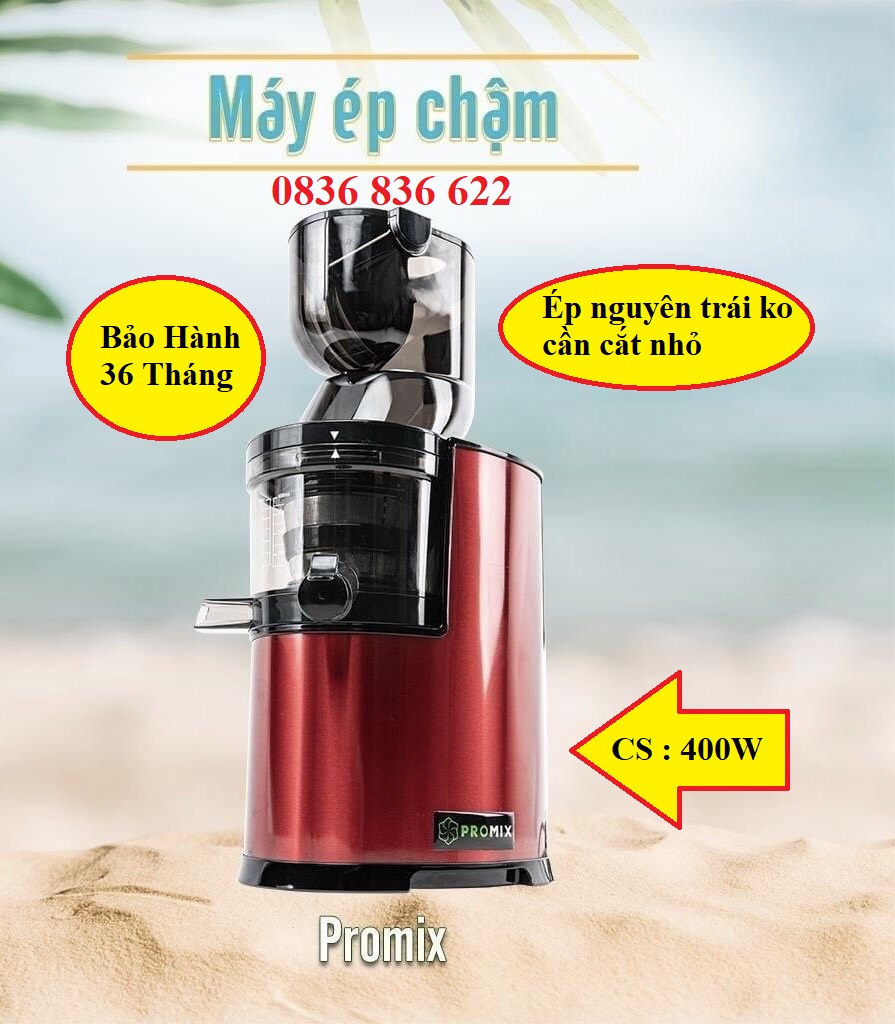 Máy ép chậm, máy ép trái cây promix pm - 800 cao cấp
