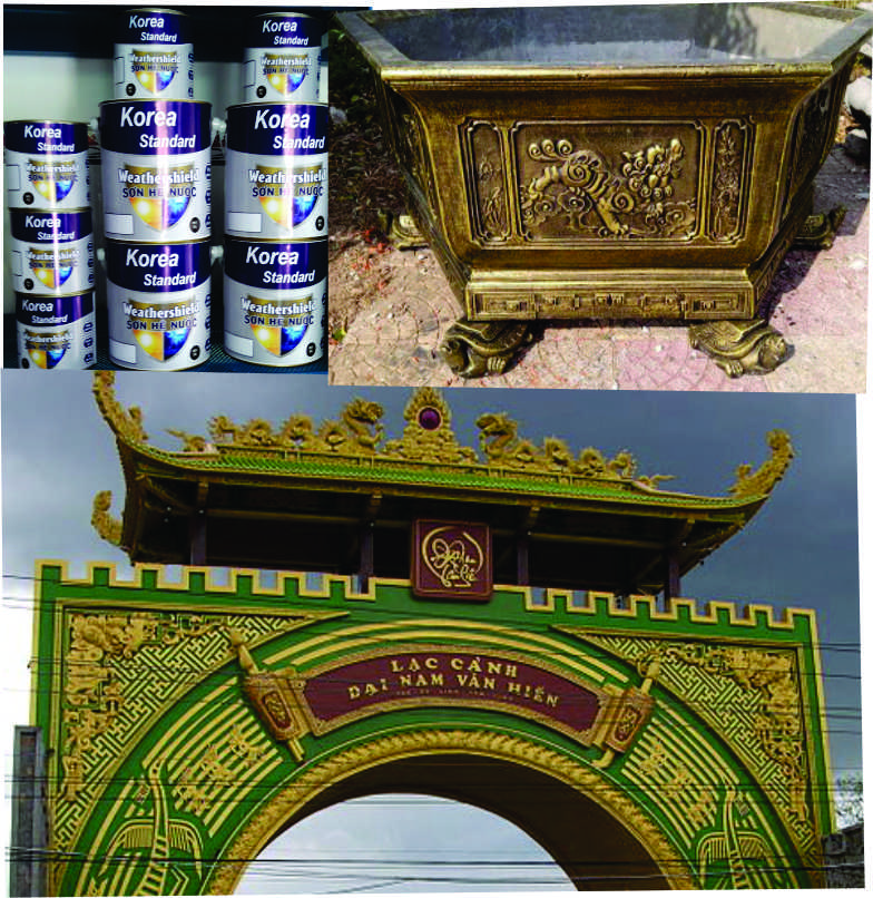 Sơn Nhủ Đồng  Hệ Nước - Trang trí tường, bê tông,thạch cao,gạch,mái..